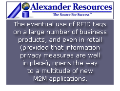 Alexander Resources: RFID Tags and M2M Applications